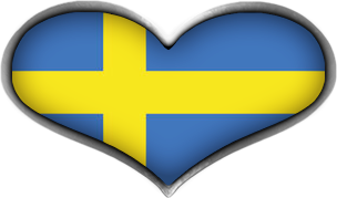 Animated Sweden Flag - Svenska Flagga - Swedish Clipart